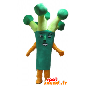Leek mascot, green broccoli, giant - MASFR24239 - Mascot of vegetables