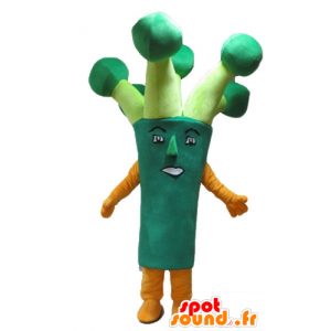 Mascote Leek, brócolis verde, gigante - MASFR24239 - Mascot vegetal