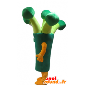 Mascote Leek, brócolis verde, gigante - MASFR24239 - Mascot vegetal