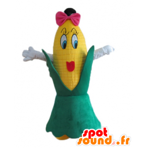 Cob mais giganten maskot, feminine og moro - MASFR24244 - mat maskot