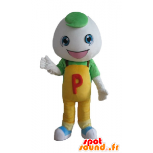 Boy Mascot overall, med et rundt hode - MASFR24247 - Maskoter gutter og jenter
