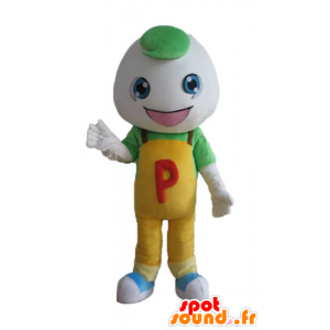 Jongen Mascot overalls, met een ronde kop - MASFR24247 - Mascottes Boys and Girls