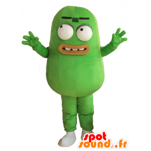 Mascot green bean, green vegetable, potato - MASFR24265 - Fruit mascot