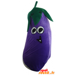 Mascot reus aubergine, violet en indrukwekkende - MASFR24268 - Vegetable Mascot