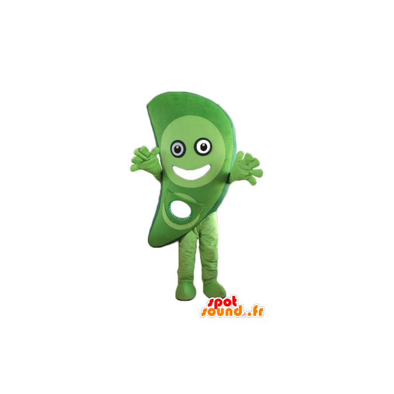 Green vegetable mascot, fruit, cheerful - MASFR24269 - Mascots for fruit and vegetables