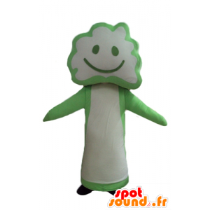 Albero mascotte, fiore, broccoli, verde e bianco - MASFR24271 - Mascotte di piante