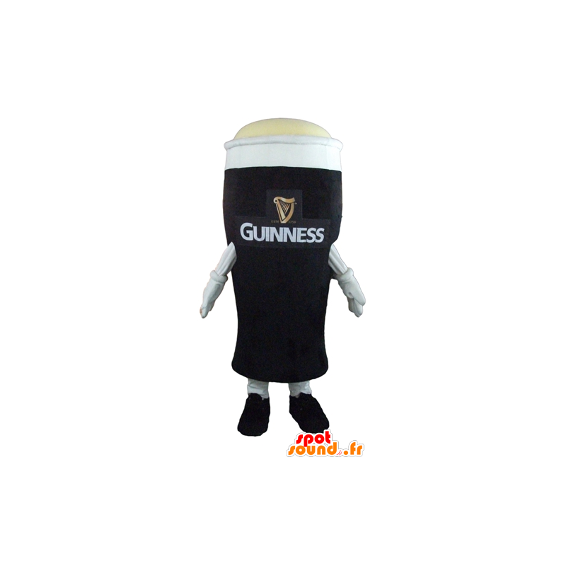 Guinness ølmaskot, pint, kæmpe - Spotsound maskot kostume