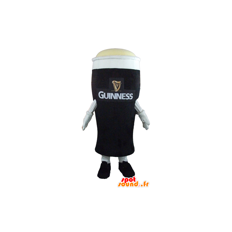 Mascotte birra Guinness, pinta, gigante - MASFR24278 - Mascotte di cibo