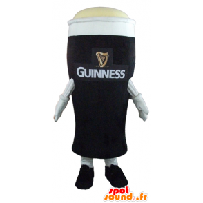 Mascotte birra Guinness, pinta, gigante - MASFR24278 - Mascotte di cibo