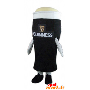 Guinness ølmaskot, pint, kæmpe - Spotsound maskot kostume