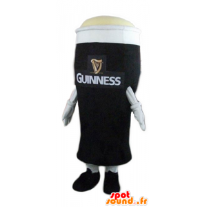 Mascotte birra Guinness, pinta, gigante - MASFR24278 - Mascotte di cibo