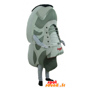 Mascot footwear, white and gray basketball giant - MASFR24284 - Mascots of objects