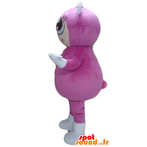 Chica Mascotte con una combinación de color rosa con dos orejas - MASFR24285 - Chicas y chicos de mascotas