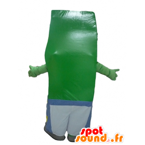 Maskot grøn mand, kæmpe pommes frites - Spotsound maskot kostume