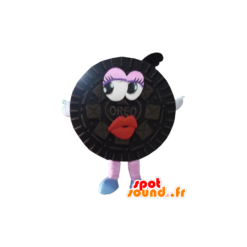 Mascot Oreo, bolo preto, todo - MASFR24291 - mascotes pastelaria