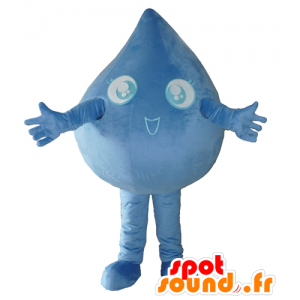 Mascot druppel blauw water giant - MASFR24293 - Niet-ingedeelde Mascottes