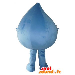 Mascot druppel blauw water giant - MASFR24293 - Niet-ingedeelde Mascottes