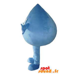 Mascotte goccia di acqua blu, gigante - MASFR24293 - Mascotte non classificati