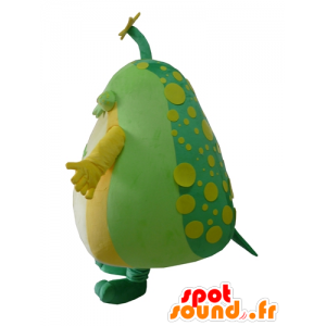 Green man mascot, yellow peas, giant - MASFR24294 - Mascots unclassified