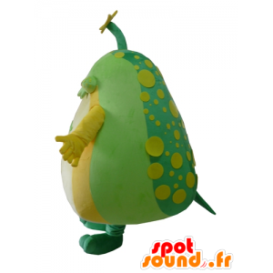 Groen man mascotte, gele erwten, reuze - MASFR24294 - Niet-ingedeelde Mascottes