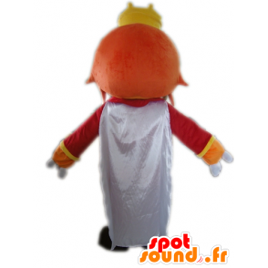 King mascot with a crown and a clown nose - MASFR24297 - Human mascots