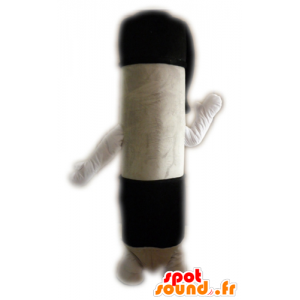 Mascotte de stylo bille noir et blanc, géant - MASFR24298 - Mascottes Crayon
