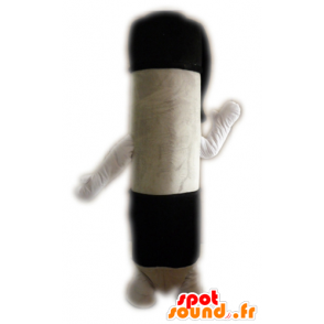 Ballpoint pen mascot black and white giant - MASFR24298 - Mascots pencil