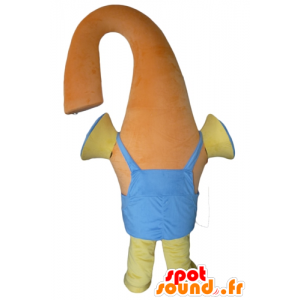 Mascotte de bonhomme orange, de créature colorée - MASFR24311 - Mascottes non-classées