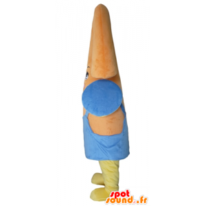 Arancione pupazzo mascotte, creatura colorato - MASFR24311 - Mascotte non classificati