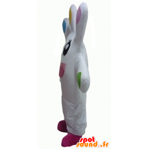 Reusachtige witte hand Mascot, zeer glimlachen - MASFR24315 - Niet-ingedeelde Mascottes