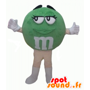 La mascota de M & M de gigante roja, femenina y divertida - MASFR24320 - Personajes famosos de mascotas