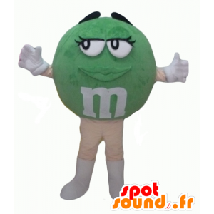 Mascot M & M's red giant, feminine and funny - MASFR24320 - Mascots famous characters