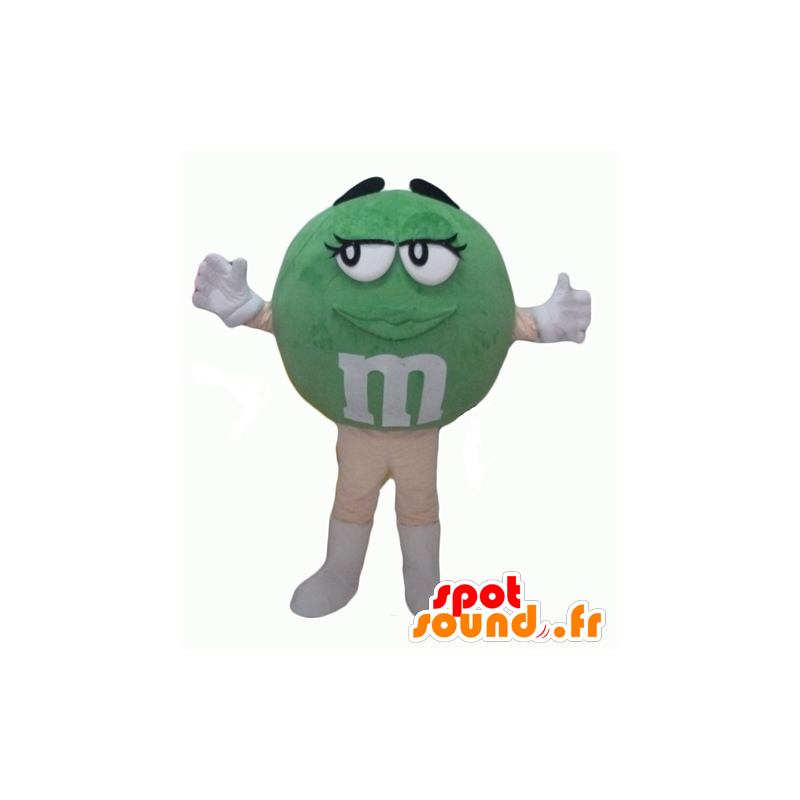 Mascot M & M's red giant, feminine and funny - MASFR24320 - Mascots famous characters