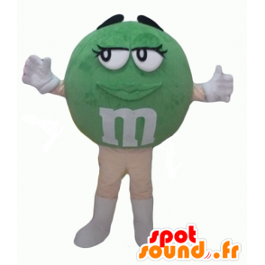 Mascot M & M: n punainen jättiläinen, naisellinen ja hauska - MASFR24320 - julkkikset Maskotteja