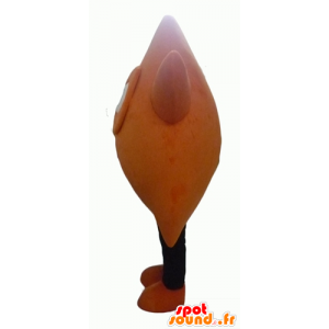 Mascotte gigante de color naranja y negro de la estrella y divertido - MASFR24323 - Mascotas sin clasificar