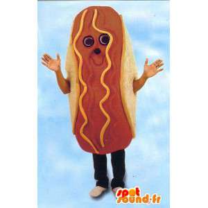 Mascot Riesen Hot Dog. Kostüm Hotdog - MASFR006663 - Fast-Food-Maskottchen