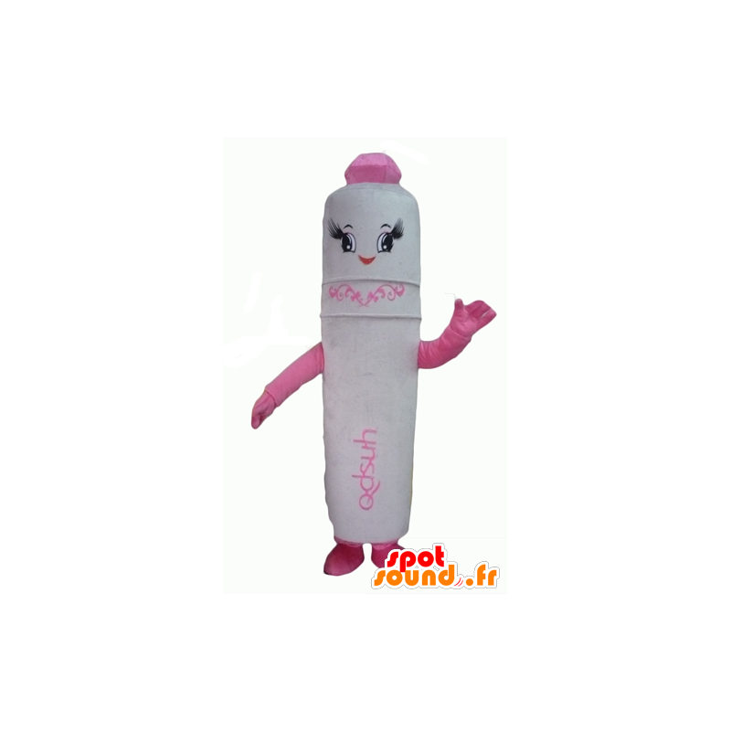 Gigante de la pluma de la mascota, blanco y rosa - MASFR24327 - Lápiz de mascotas