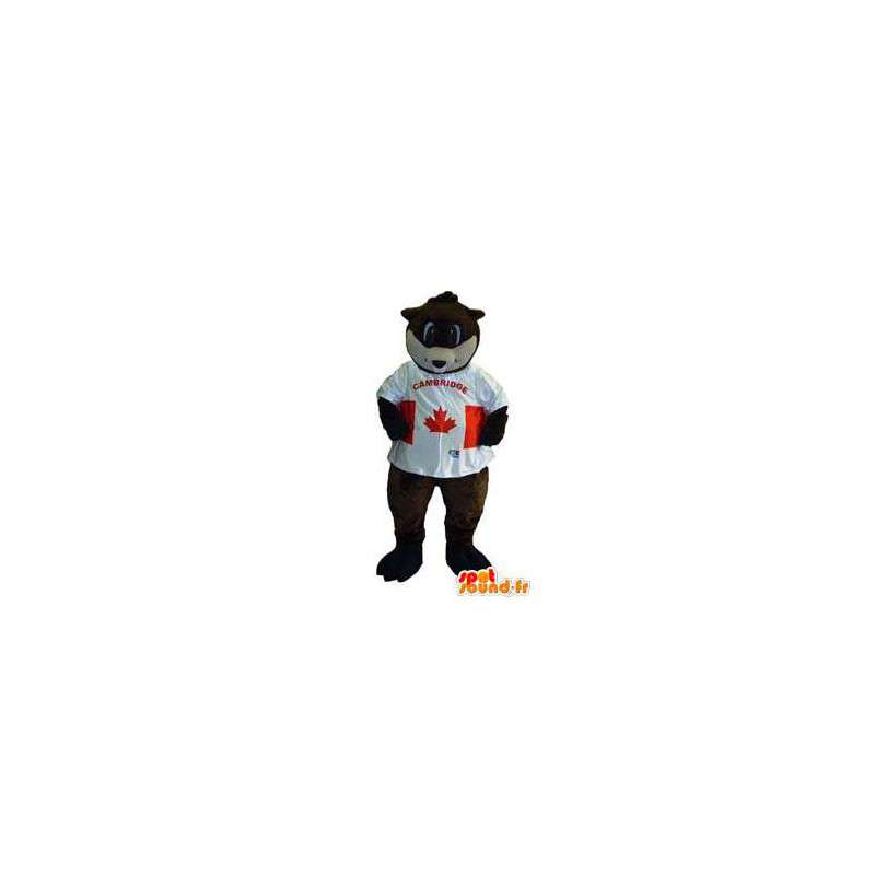 Bruine bever mascotte. bruine bever kostuum - MASFR006665 - Beaver Mascot