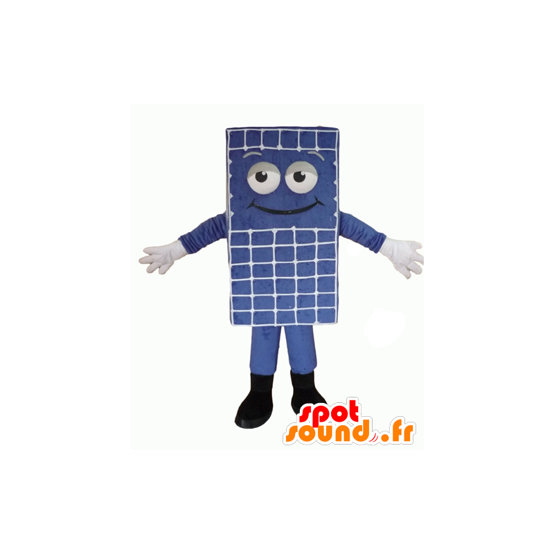 Mascot modré matrace obr sněhuláka - MASFR24335 - Neutajované Maskoti