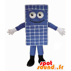 Mascot blauwe matras gigantische sneeuwman - MASFR24335 - Niet-ingedeelde Mascottes