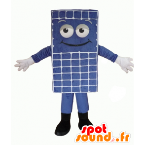 Mascot modré matrace obr sněhuláka - MASFR24335 - Neutajované Maskoti