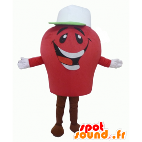 Hombre mascota gigante roja y sonriente - MASFR24337 - Mascotas sin clasificar