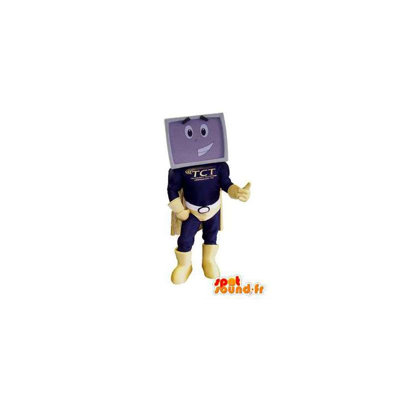 Screen TV mascot  - MASFR006667 - Mascots of objects