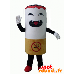 Mascotte de cigarette géante, à l'air farouche - MASFR24341 - Mascottes d'objets