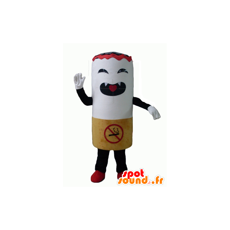 Mascot cigarro gigante de olhar feroz - MASFR24341 - objetos mascotes