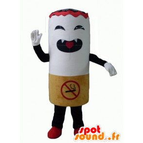Mascot cigarro gigante de olhar feroz - MASFR24341 - objetos mascotes