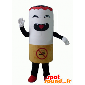 Maskot obří cigareta vypadat divoký - MASFR24341 - Maskoti objekty