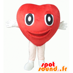 Mascot rood hart, reus en schattig - MASFR24342 - Valentine Mascot