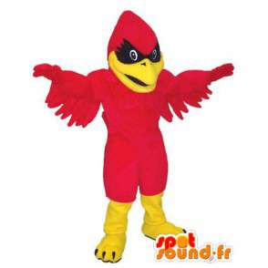 Red eagle mascot, yellow and black - MASFR006670 - Mascot of birds