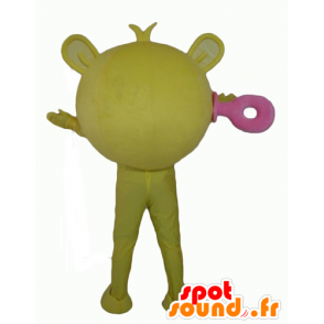 Velkoobchod Mascot žluté oko obří mimozemská - MASFR24352 - Neutajované Maskoti